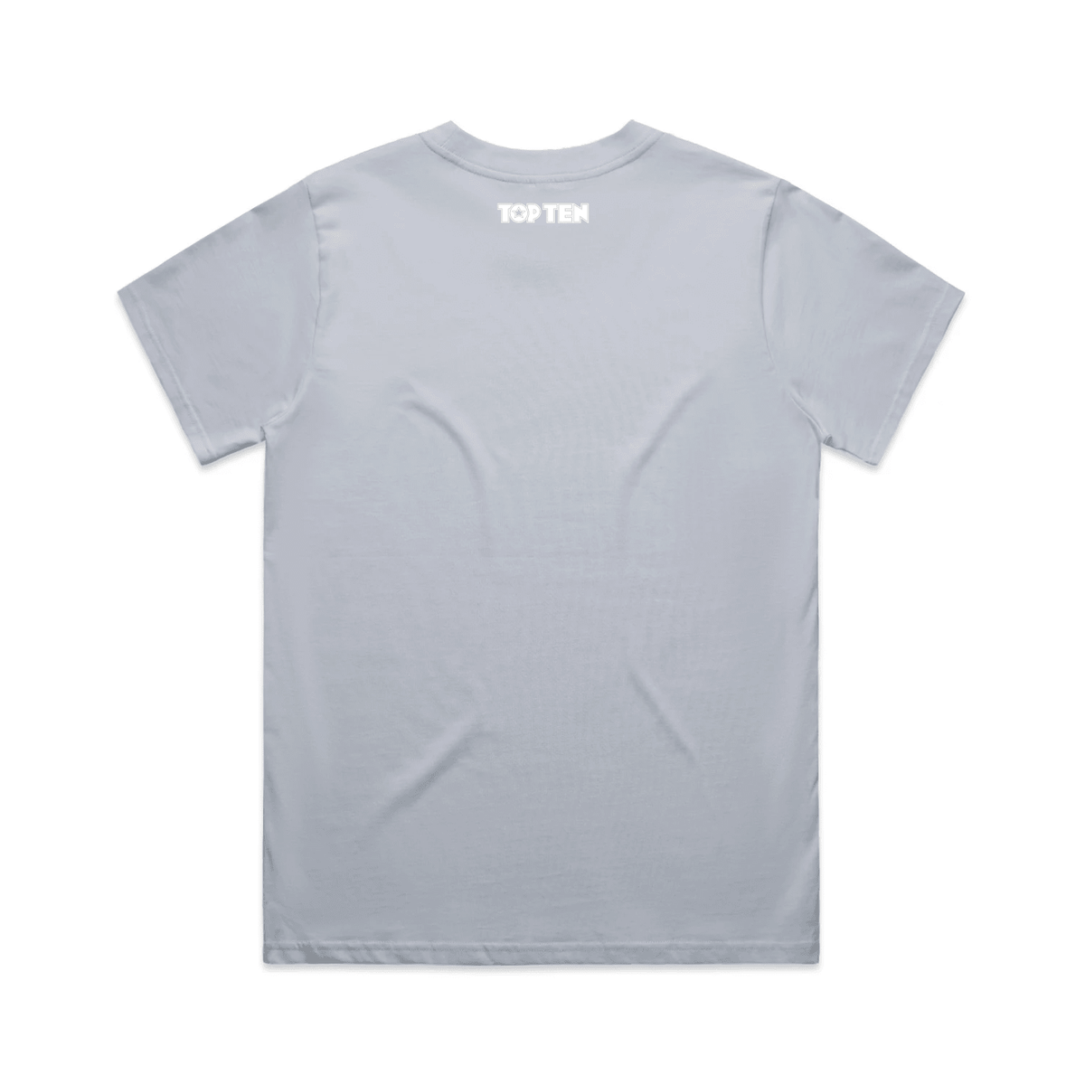 TOP TEN Women's Repeat T-Shirt - Baby Blue - Back