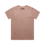 TOP TEN Women's Repeat T-Shirt - Dusty Pink - Back