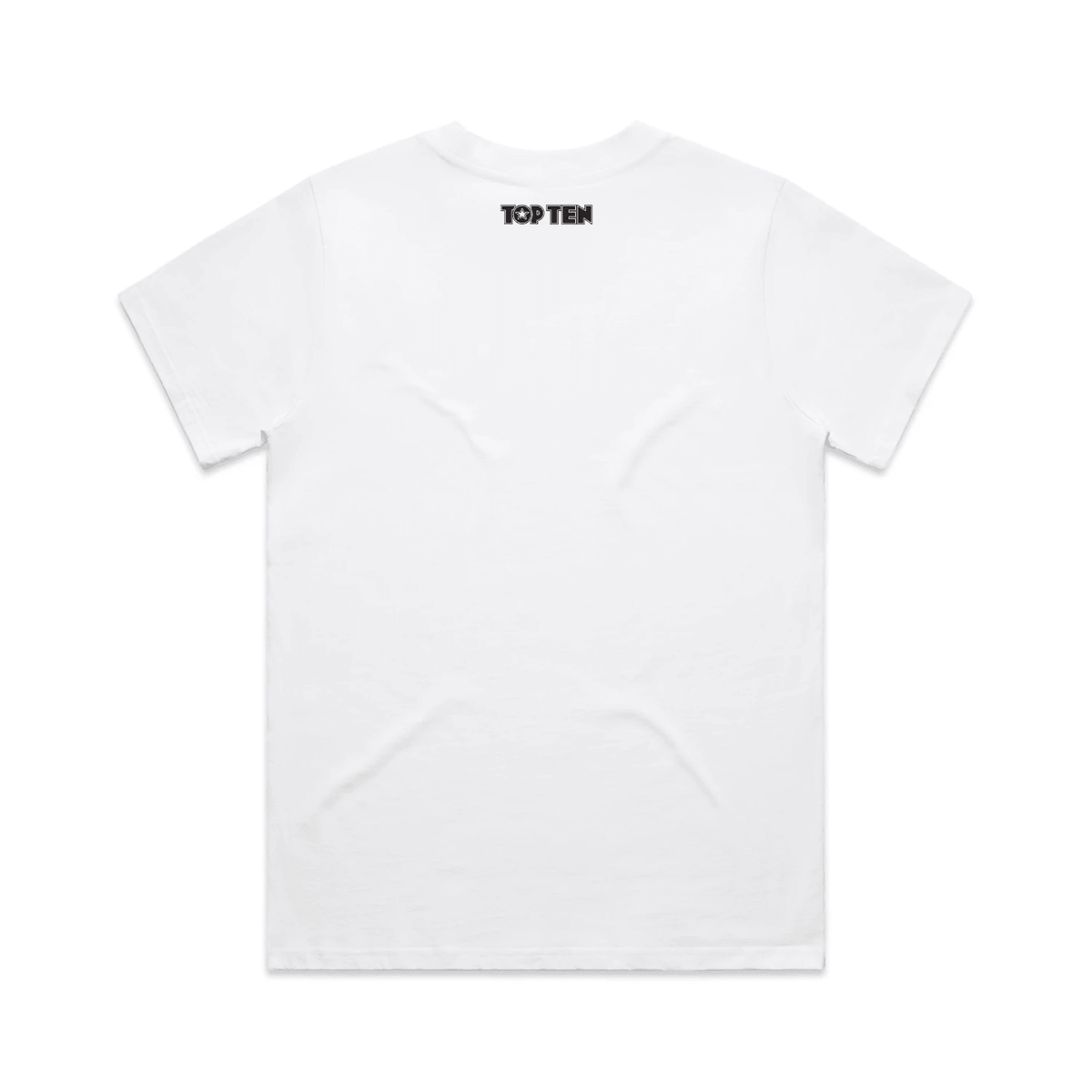 TOP TEN Women's Repeat T-Shirt - White - Back
