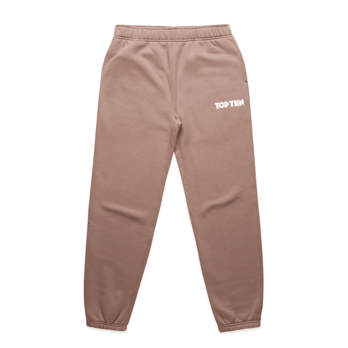 TOP TEN Women's Walkout Joggers - Dusty Pink - Front
