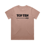 TOP TEN Women's Walkout T-Shirt - Dusty Pink - Front
